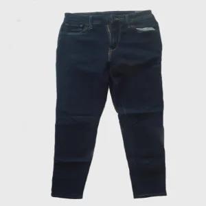 Generic Womens Skinny Dark Blue Denim