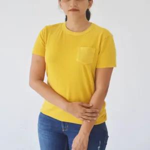 Levis Womens Yellow Cotton T-shirt