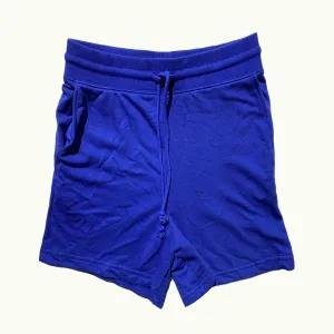 M Blue Womens Cotton Rich Jersey Jogger Shorts