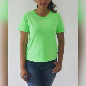 M Light green Womens Casual T-shirt