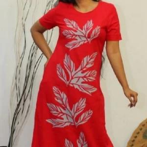 Most Popular Linen dress, ladies frocks,long dress
