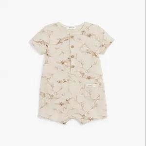 Newbie Romper Jumpsuit Animal Printed Organic Cotton