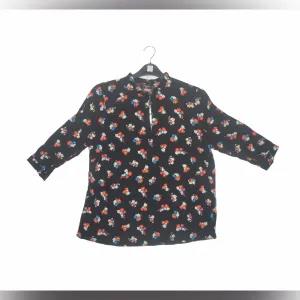 Papaya US12/UK16 Black Womens Blouse