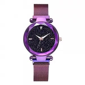 Purple Starry Sky Girls Ladies Curren Fashion Party Black, G