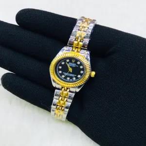 Two Tone New Ladies Casual Rolex Gold/Black/Two Tone/Silver