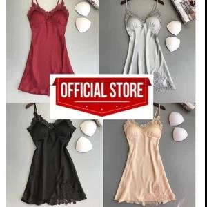 Women's Lace Satin Silk Sleepwear Pajamas night dress