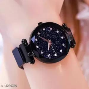 Black Black Starry Sky Girls Ladies Curren Fashion Party Bla