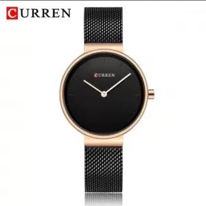 Curren Black Girls Fashionable Adjustable Watch