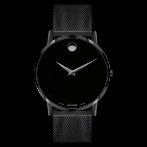 Generic Black Starry Sky Magnet Stripe Purple Watch