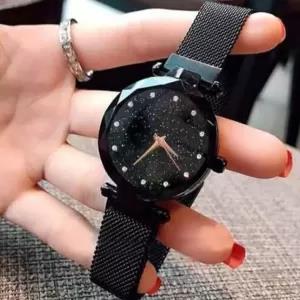 Generic Starry Sky Magnet Rosegold Ladies Watch