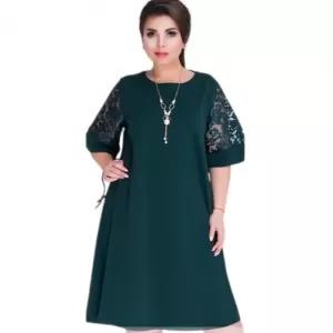 5XL Dark Blue Color Womens Plus Size Long T-shirt Ladies Cas
