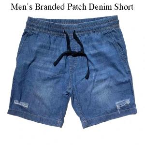 Generic Men's Denim Short Elasticated Waist