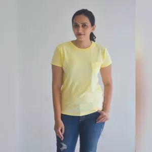 Generic T-Shirt XS Light yellow Womens