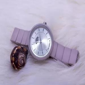 Grey Xenlex MDICKIE Rubber Steel Girls Woman Ladies Wrist Lu