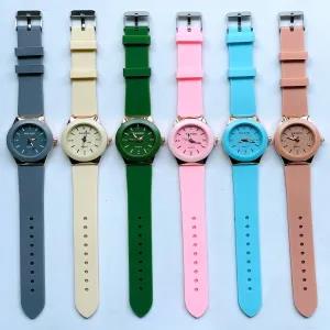 Pink New Womens Casual Fashion Color Watches