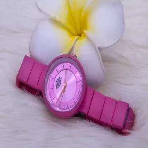 Pink Xenlex MDICKIE Rubber Steel Girls Woman Ladies Wrist Lu