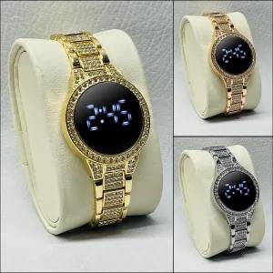 Rose Gold New Womens Ladies Casual Fashion Led Digital Watc