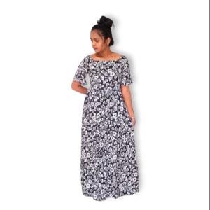 Women Dress Frock Long Viscose