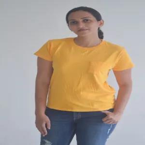 Generic XS Orange T-Shirt Womens