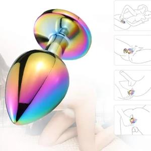 Stainless Steel Anal Plug - Small Size For Women & Gay