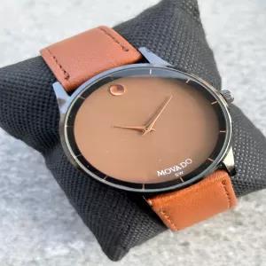 Brown Mens Casual Movado Watch