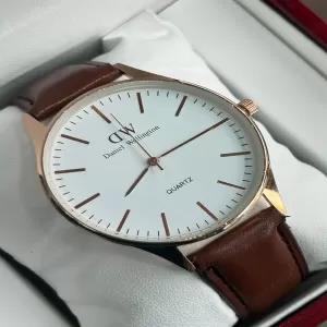 Brown Mens Fashion Casual Boys Simple Design Watch