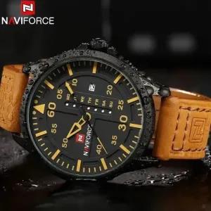 Brown New Mens Casual Navifroce Watch