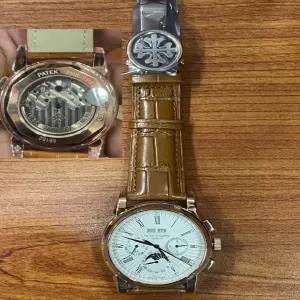 Brown PATEK PHILIPPE GENEVE Automatic Watch