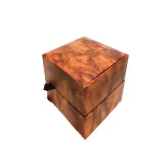 Brown Watch Storage Safty Leather Box