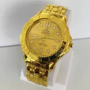 Casual omega Watch for Boys Gold