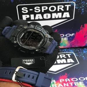 Dark Blue Mens Casual Piaoma Brand Watch