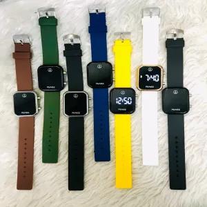 Dark Blue Mens Womens Casual Led Watch