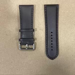 Dark Brown 22mm Leather Watch Strap