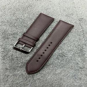 Dark Brown 26mm Dark brown and Black Leather Strap Watch