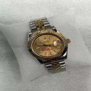 Generic Men Casual Two Tone Automatic Watch