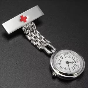 Generic White Stainless Steel Nursing Watch