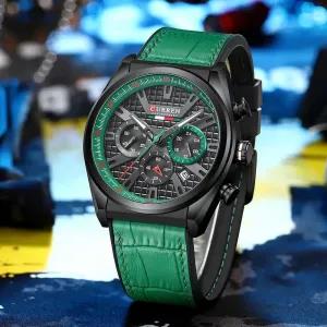 Green Mens And Boys Casual Chronograph Watch
