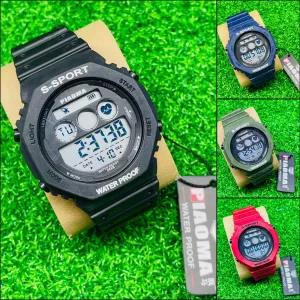 Green New Mens Piaoma digital Sports Watch