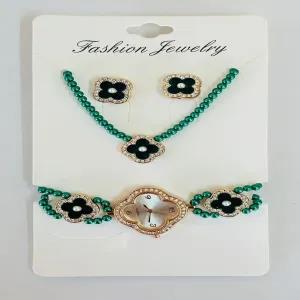 Green Womens Casual Wrist Watch