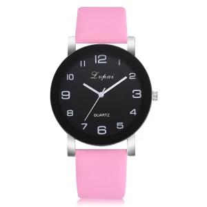 Ladies Fashion Casual Quartz Leather Band Women Watch