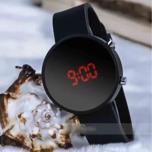 Led Sports Round Shape Digital Watch For Men Women