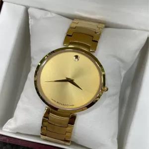 Men Wrist MOVADO Watch Gold