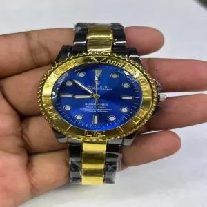 Men Wrist Watch Two Tone