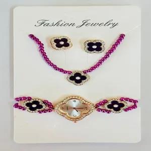 Purple Womens Casual Wrist Watch