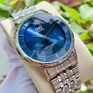 Q&Q Analog Blue Dial Men s Watch-QA56J202Y