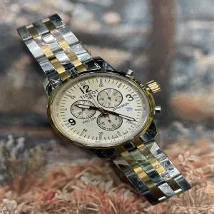 Two Tone Luxury Watch for Men Stainless Steel Fashion Watch