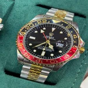 Two Tone Mens Boys Casual Fashion Rolex Watch