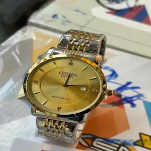 Two Tone Mens Casual Two Tone Date Citizen Watch