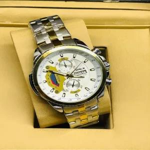 Two Tone Mens Fashion Wrist Watch