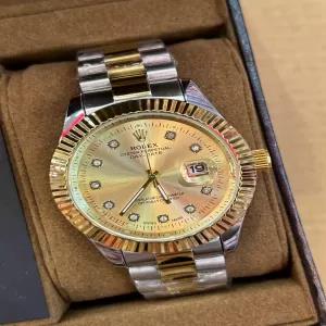 Two Tone Mens Watch Top Brand Luxury Quartz Boys Casual Wris